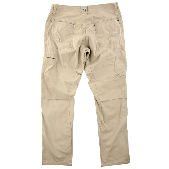 Kuhl Vented Hiking Pants Stretch Lightweight Khaki Men's "32x32" Real 32x31 - Picture 2 of 14